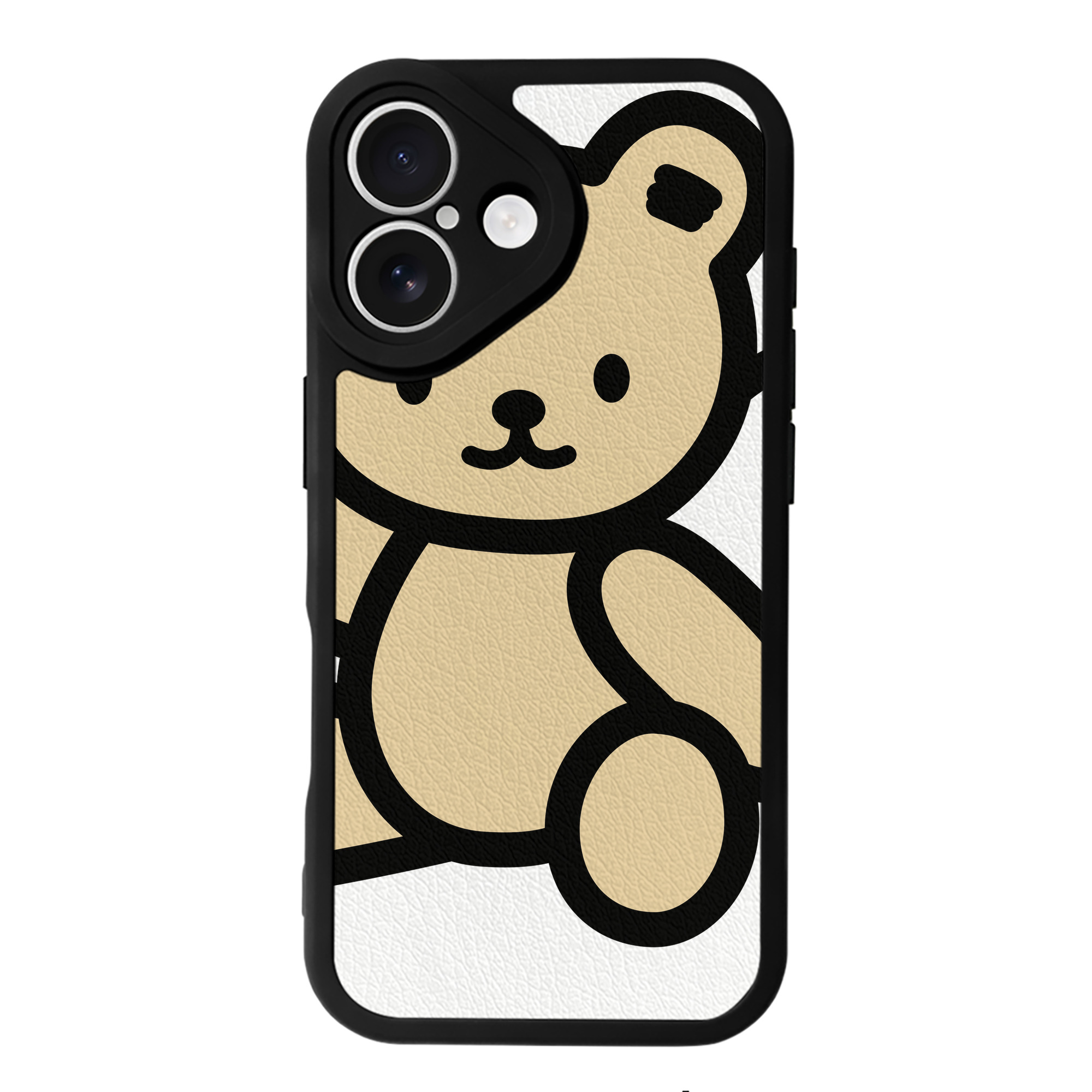 （画像用） Hello Kitty ハローキティ 【iPhone 16シリーズ対応】シリコンスマホケース（レザー調） 材質：シリコン